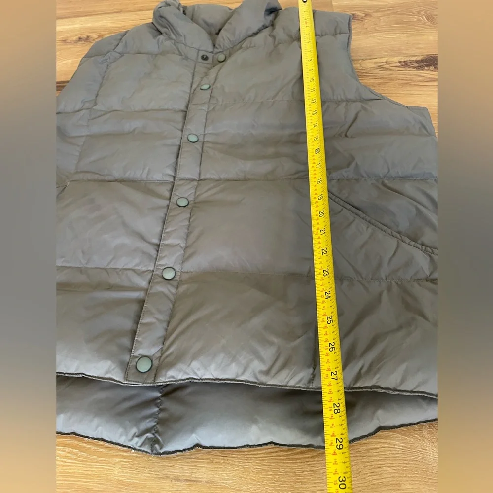 Lands' End XL Gray Puffer‎ Vest